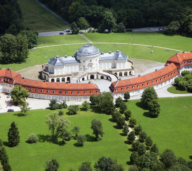 Schloss Solitude Stuttgart, Luftbild