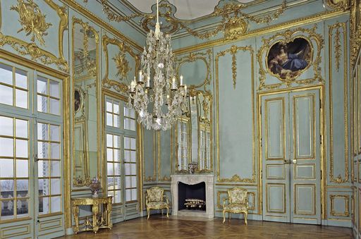 Vorzimmer im Appartement von Herzog Carl Eugen im Schloss Solitude, Foto: Staatliche Schlösser und Gärten Baden-Württemberg, Andrea Rachele