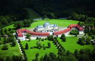 Château de Solitude, Vue aérienne; l'image: Staatliche Schlösser und Gärten Baden-Württemberg, Achim Mende