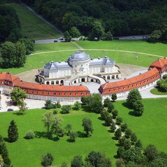 Château de Solitude, Vue aérienne