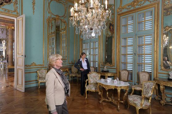 Schloss Solitude, Besucher im Schloss