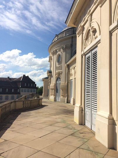 Château de Solitude, Vue de la terrasse