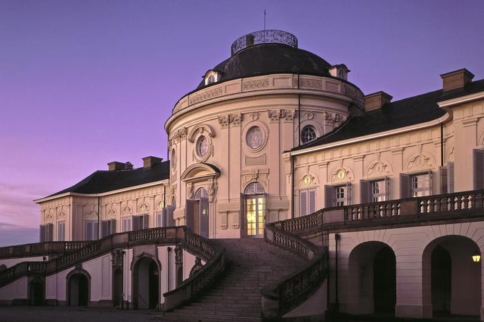 Ansicht von Schloss Solitude