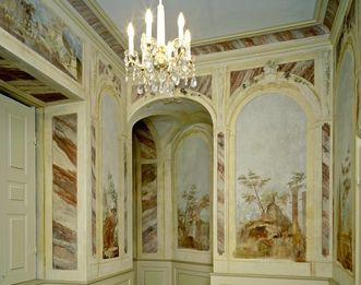 Loggia-Zimmer im Schloss Solitude, Foto: Staatliche Schlösser und Gärten Baden-Württemberg, Andrea Rachele