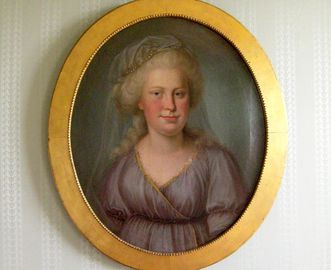 Portrait of Franziska von Hohenheim, now hanging in Kirchheim Palace