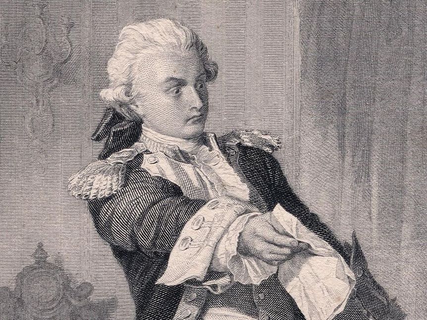 Ferdinand aus Schillers „Kabale und Liebe“, Stahlstich von Conrad Geyer, um 1859 