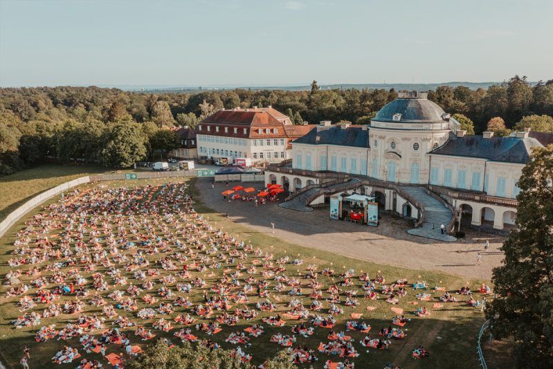 Schloss Solitude, Event, Sunset vibes, Luftansicht