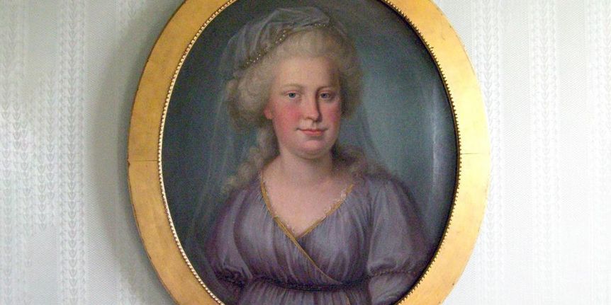 Schloss Kirchheim, Porträt der Mätresse Franziska von Hohenheim