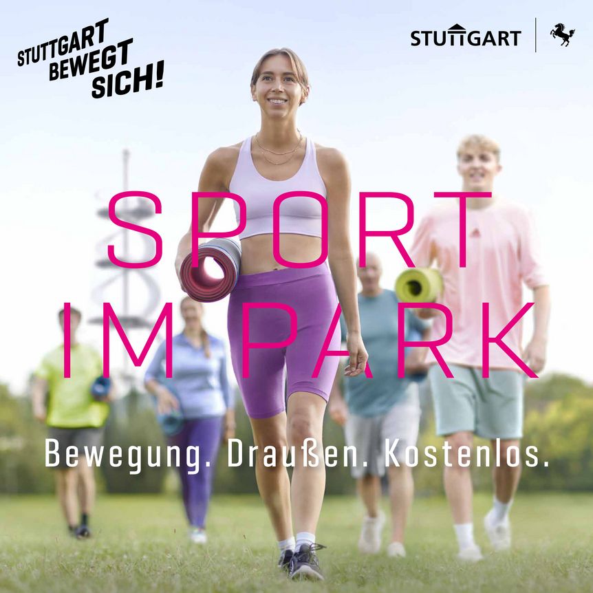 Schloss Solitude, Event, Sport im Park, Werbemotiv