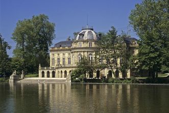 Exterior view of Monrepos Palace in Ludwigsburg
